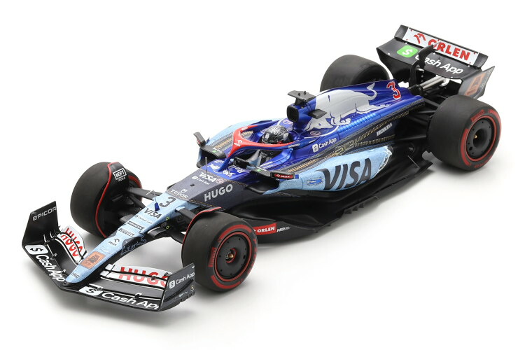 スパーク 1/18 RB VCARB 01 #3 シンガポール グランプリ フォーミュラ1 2024 ダニエル リカルド ドライバーフィギュア付きSpark 1:18 RB VCARB 01 N3 Singapore GP Formula 1 2024 Daniel Ricciardo|Reowide モデルカー カタログ SHOP