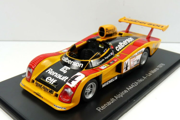 スパーク 1/43 ルノー アルピーヌ A442A #4 ル・マン24時間 1978 ラニョッティ Spark 1:43 Renault Alpine A442A N4 24 Heures Le Mans 1978 Ragnotti