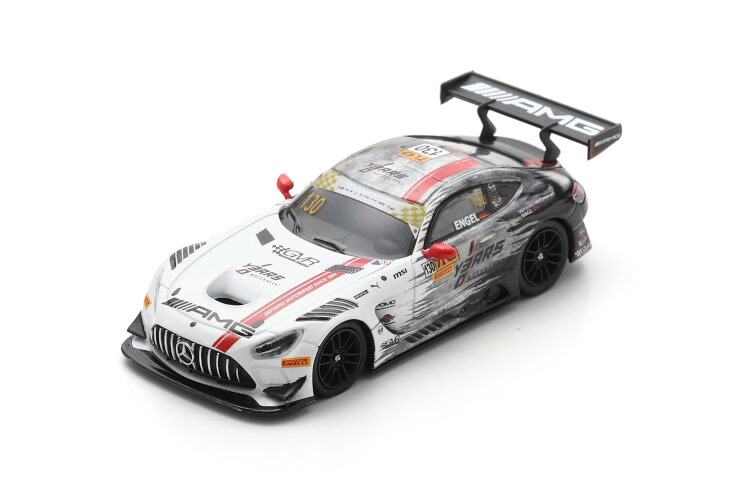 スパーク 1/64 メルセデスベンツ AMG GT3 EVO #130 FIA GT ワールドカップ マカオ 2024 優勝 マロ エンゲル Spark 1:64 Mercedes-Benz AMG GT3 EVO N130 Winner FIA GT World Cup Macau 2024 Maro Engel