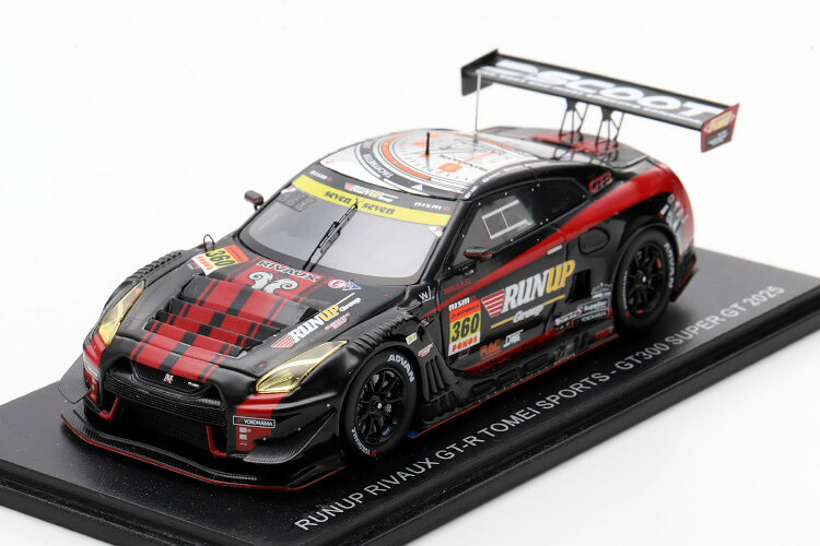 スパーク 1/43 ニッサン GT-R ニスモ GT3 チーム トメイ スポーツ #360 GT300 クラス スーパー GT 2025 青木孝行/荒川麟Spark 1:43 NISSAN GT-R NISMO GT3 TEAM TOMEI SPORT N360 GT300 CLASS SUPER GT 2025 TAKAYUKI AOKI/RIN ARAKAWA|Reowide モデルカー カタログ SHOP