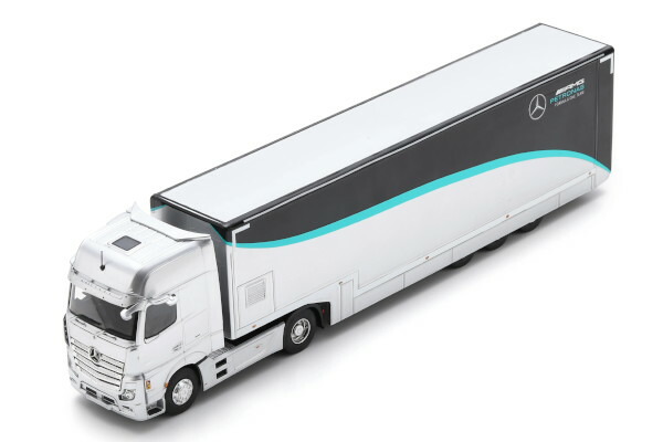 ぴかぴか光る 1/43 メルセデス ベンツ アクトロス MP4 1851 貨物自動車 鉄道車両 トランス状態ボーイ 野球クラブ メルセデス AMG ペトロナス 数式1 2023Spark 1:43 MERCEDES BENZ ACTROS MP4 1851 TRUCK CAR TRANSPORTER PETRONAS F1 FORMULA ONE SEASON 2023