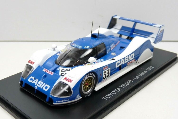 ぴかぴか光る 1/43 トヨタ TS010 #33 ル・マン24第四次元 1992 ピエール アンリ ラファネルSpark 1:43 Toyota TS010 N33 24 Heures Le Mans 1992 Raphanel ミニカー・トイカー-車-おもちゃ