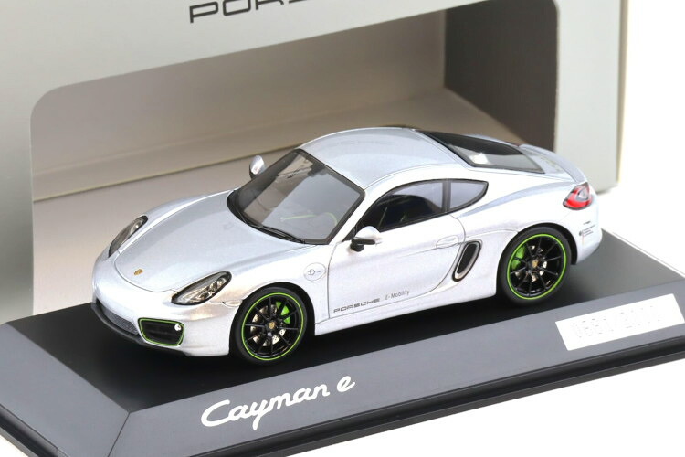 ポルシェ特注 スパーク 1/43 ポルシェ ケイマン E クーペ E981 ロジウム シルバーSpark 1:43 Porsche Cayman E Coupe E981 Rhodium silver｜Reowide モデルカー カタログ SHOP
