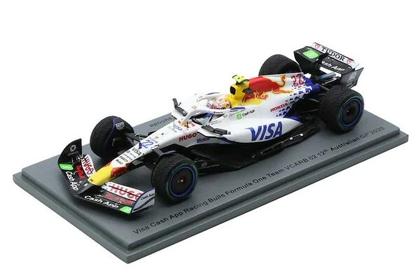 スパーク 1/43 Visa Cash App レーシング ブルズ VCARB02 #22 角田 裕毅 2025 オーストラリアSpark 1:43 Visa Cash App Racing Bulls VCARB02 N22 Yuki Tsunoda 2025 Australian|Reowide モデルカー カタログ SHOP