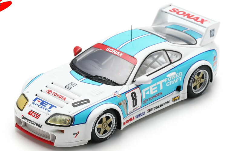 ぴかぴか光る 1/43 トヨタ スープラ 野球クラブ FET 運動競技 #8 JGTC 1995 長坂 尚樹SPARK 1:43 TOYOTA SUPRA TEAM FET SPORTS N8 JGTC SEASON 1995 NAOKI NAGASAKA