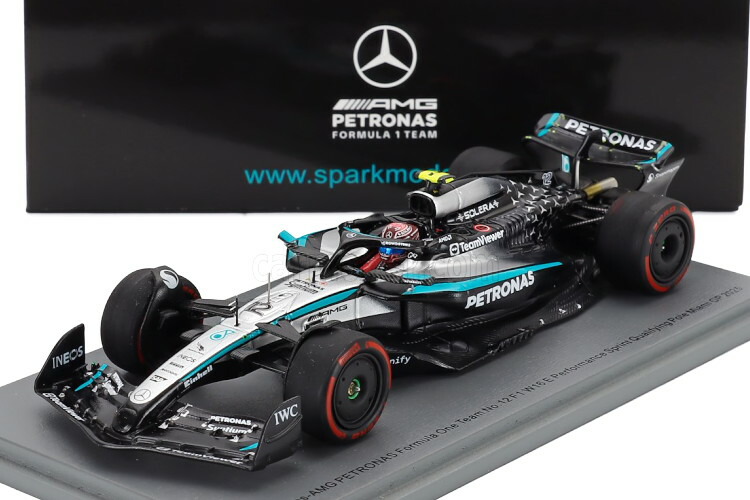 ぴかぴか光る 1/43 メルセデス GP F1 W16 野球クラブ AMG ペトロナス モータースポーツ #12 ポールポジション 疾駆スピード競技 マイアミ グランプリ ウィズ 窪溜まりゲーム盤 2025 アントネッリSpark 1:43 MERCEDES GP F1 W16 N12 POLE POSITION SPRINT RACE WITH PIT BOARD 2025