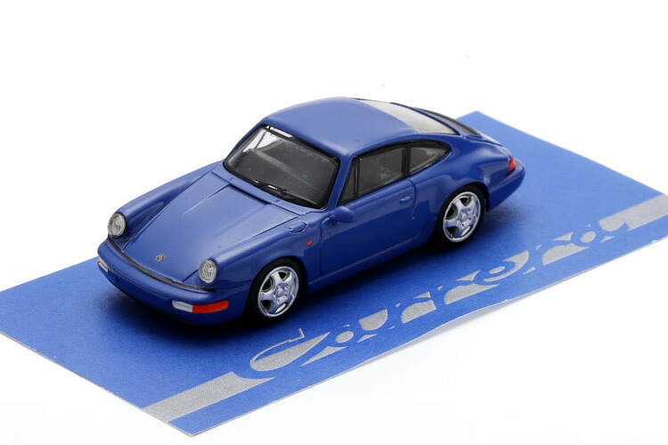 ぴかぴか光る 1/64 ポルシェ 911 964 3.6 RS クーペ 1992 青色Spark 1:64 PORSCHE 911 964 3.6 RS COUPE 1992 BLUE ミニカー・トイカー-おもちゃ-車