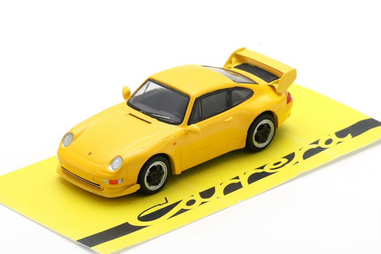 ぴかぴか光る 1/64 ポルシェ 911 993 RS 野球クラブ運動競技 クーペ 1995 黄みSpark 1:64 PORSCHE 911 993 RS CLUBSPORT COUPE 1995 YELLOW 車-ミニカー・トイカー