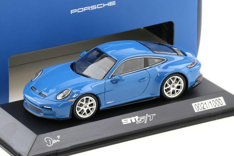 ポルシェ特注 ぴかぴか光る 1/43 ポルシェ 911 992 S/T ゾンダーヴンシュ 壁蝨目青みSpark 1:43 Porsche 911 992 S/T Sonderwunsch Dani blue