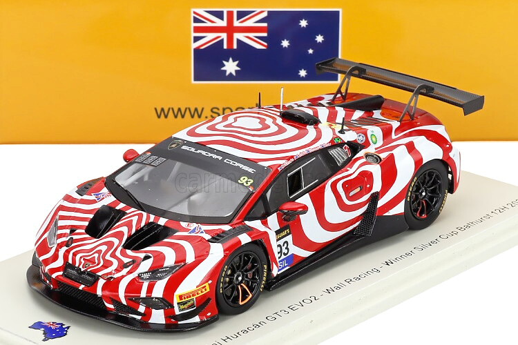 スパーク 1/43 ランボルギーニ ウラカン GT3 EVO2 チーム ウォールレーシング #93 バサースト12時間 2025 トニー ダルベルト/エイドリアン デイツ/グラント デニヤー/ブレンドン リーチSpark 1:43 LAMBORGHINI HURACAN GT3 EVO2 TEAM WALL RACING N93 12h BATHURST 2025｜Reowide モデルカー カタログ SHOP