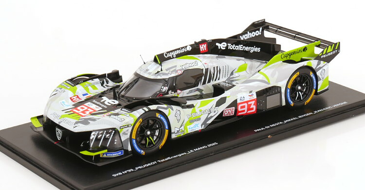 スパーク 1/18 プジョー 9X8 #93 ル・マン24時間 2025 ディ レスタ/イェンセン/ベルニュSpark 1:18 Peugeot 9X8 N93 24h Le Mans 2025 di Resta/Jensen/Vergne with ShowCase｜Reowide モデルカー カタログ SHOP
