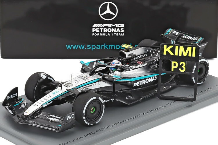 ぴかぴか光る 1/43 メルセデス・ベンツ #12 3位 カナダグランプリ 2025 AMG ペトロナス モータースポーツ Andrea Kimi AntonelliSPARK 1:43 Mercedes GP F1 W16 Team AMG Petronas Motorsport #12 3rd Canada GP 2025 Andrea Kimi Antonelli