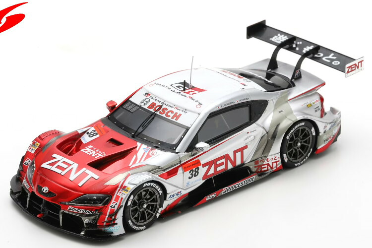 ぴかぴか光る 1/43 トヨタ #38 GT500 Super GT 2021 ゼント セルモ 立川 祐路/石浦 宏明SPARK 1:43 Toyota Supra GR Team Zent Cerumo N38 GT500 Class Super GT 2021 Yuji Tachikawa/Hiroaki Ishiura