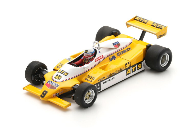 ぴかぴか光る 1/43 ATS #9 オーストリアグランプリ 1982 マンフレート ビンケルホックSPARK 1:43 ATS D5 No.9 Austrian GP 1982 Manfred Winkelhock