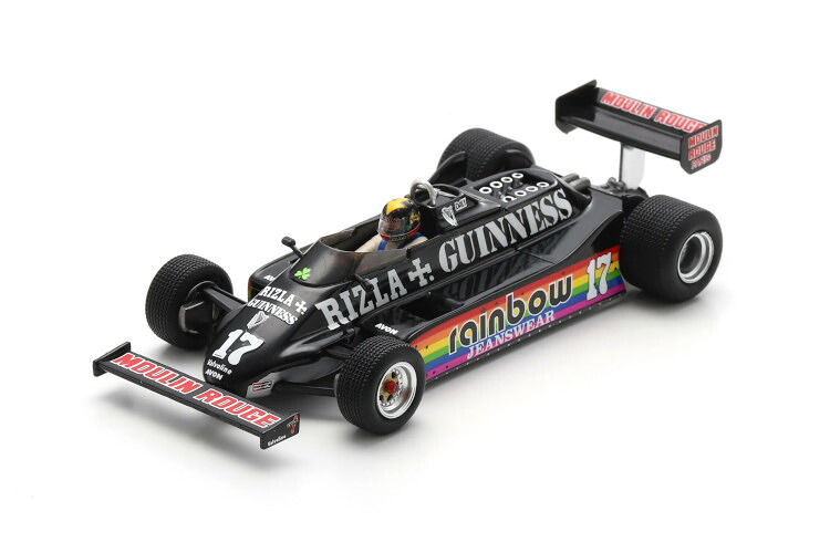 ぴかぴか光る 1/43 行進曲 #17 8位 カナダグランプリ 1981 デレック デイリーSPARK 1:43 March 811 No.17 8th Canadian GP 1981 Derek Daly