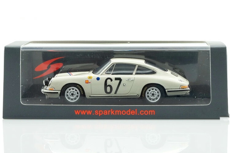 ぴかぴか光る 1/43 ポルシェ #67 ル・マン24第四次元 1967 Boutin/SansonSPARK 1:43 Porsche 911 S No.67 24h of Le Mans 1967 Boutin Sanson