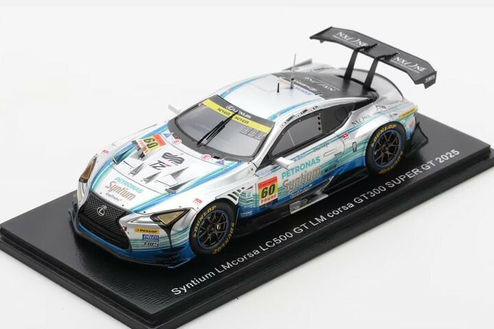 ぴかぴか光る 1/43 レクサス LC500 GT #60 GT300 SUPER GT 2025 LMコルサSPARK 1:43 Lexus LC500 GT #60 GT300 Super GT 2025 LM Corsa