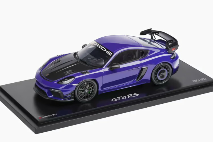 ポルシェ特注 ぴかぴか光る 1/18 ポルシェ 718 ケイマン GT4 RS 982 マン五分五分一揃いの道具 2024 ウルトラ相撲取り草 500台押さえるSPARK 1:18 Porsche 718 Cayman GT4 RS 982 Manthey Kit 2024