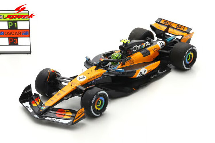 ぴかぴか光る 1/43 マクラーレン MCL39 #4 勝ちえる モナコ公国GP 2025 ノ栗鼠SPARK 1:43 McLaren MCL39 #4 Winner Monaco GP 2025 Norris