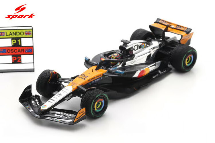 ぴかぴか光る 1/43 マクラーレン MCL39 #81 2位 連合王国GP 2025 ピアストリSpark 1:43 McLaren MCL39 #81 2nd British GP 2025 Piastri