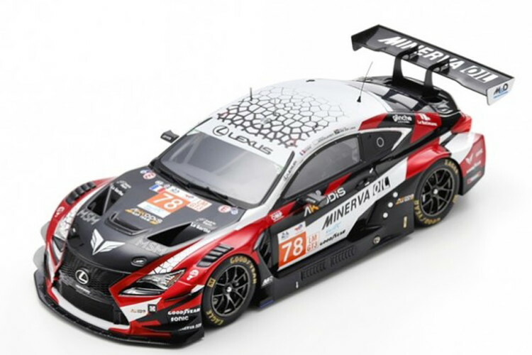 ぴかぴか光る 1/43 レクサス RC F GT3 #78 ル・マン24第四次元 2025 ゲールジッツ/ホークスワース/ロビンSPARK 1:43 Lexus RC F GT3 #78 24h Le Mans 2025