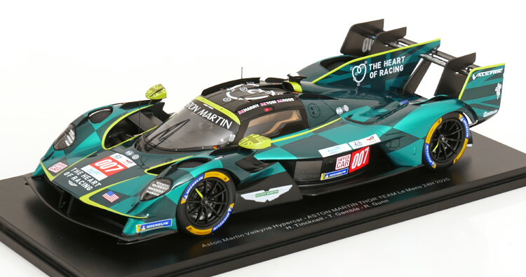 ぴかぴか光る 1/18 アストンマーティン ヴァルキリー AMR-LMH #007 14位 ル・マン24第四次元 2025SPARK 1:18 Aston Martin Valkyrie AMR-LMH #007 14th Le Mans 2025