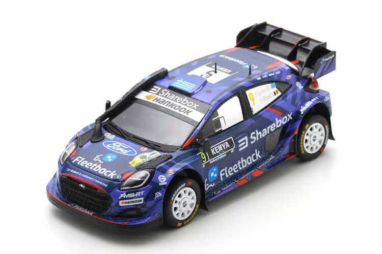 スパーク 1/43 フォード プーマ Rally1 M-Sport WRT #9 サファリラリー 2025 セルデリディス/ミクロットSPARK 1:43 Ford Puma Rally1 M-Sport WRT N9 Safari Rally 2025｜Reowide モデルカー カタログ SHOP 18,760円