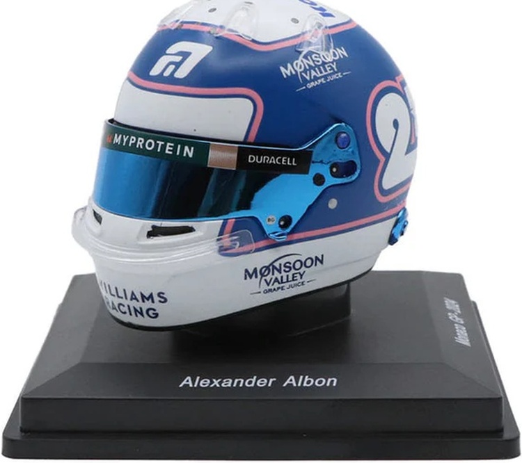 スパーク 1/5 ウィリアムズ ヘルメット モナコGP 2024 A. アルボン ホワイトSpark 1:5 Williams Helmet Monaco GP 2024 A. Albon White｜Reowide モデルカー カタログ SHOP 8,424円