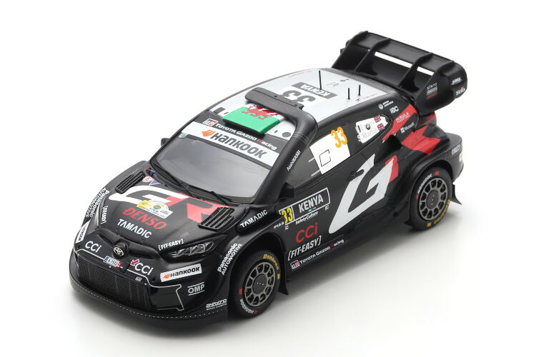 スパーク 1/43 トヨタ GR ヤリス Rally1 #33 優勝 サファリラリー 2025 Evans/ScottSpark 1:43 Toyota GR Yaris Rally1 #33 Winner Safari Rallye 2025｜Reowide モデルカー カタログ SHOP