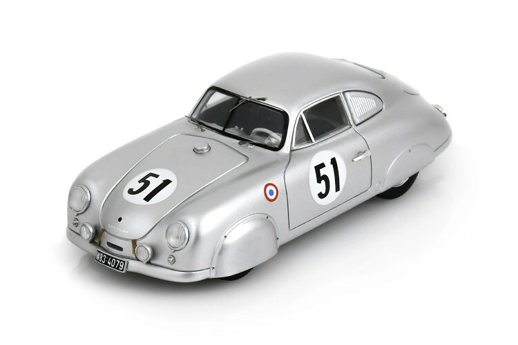 スパーク 1/43 ポルシェ 356 SL #51 ル・マン24時間 1952 V. ハンシュタイン / ミュラーSpark 1:43 Porsche 356 SL #51 Le Mans 1952 von Hanstein / Muller｜Reowide モデルカー カタログ SHOP
