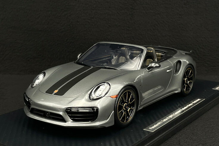 スパーク 1/18 ポルシェ 911 Turbo S/Type 991 Cab 2017 アゲートメタリックグレーSpark 1:18 Porsche 911 Turbo S/Type 991 Cabriolet 2017 Agate Met.｜Reowide モデルカー カタログ SHOP 84,800円