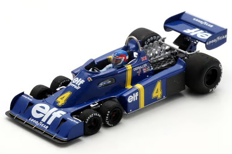 スパーク 1/43 ティレル P34 #4 2位 スウェーデングランプリ 1976 P.デパイユSpark 1:43 Tyrrell P34 #4 2nd Sweden GP 1976 Patrick Depailler|Reowide モデルカー カタログ SHOP