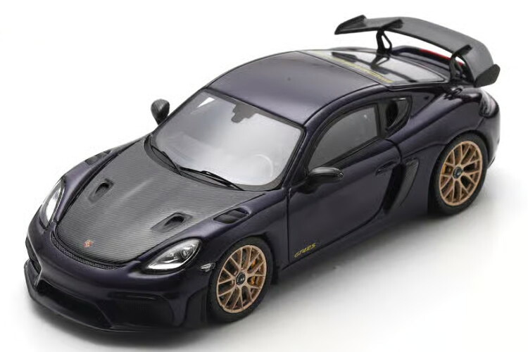 スパーク 1/43 ポルシェ 718 ケイマン GT4 RS Weissach 2023 ヴィオラMSpark 1:43 Porsche 718 Cayman GT4 RS Weissach 2023 Viola Metallic｜Reowide モデルカー カタログ SHOP