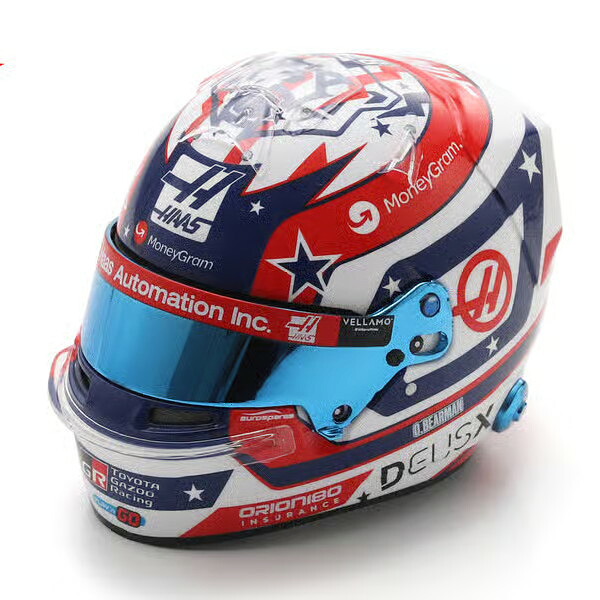 スパーク 1/5 オリバー ベアマン MoneyGram Haas #87 USA GP 2025 ヘルメットSpark 1:5 Oliver Bearman MoneyGram Haas #87 USA GP 2025 Helmet｜Reowide モデルカー カタログ SHOP