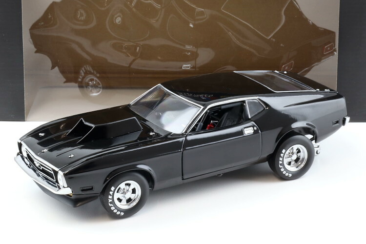 サンスター 1/18 ジェラルド・r・フォード マスタング 労働者階級 買い溜める 薬物 鉄道車両 1971 黒いこと 開閉Sun Star 1:18 Ford Mustang Pro Stock Drag Car 1971 black