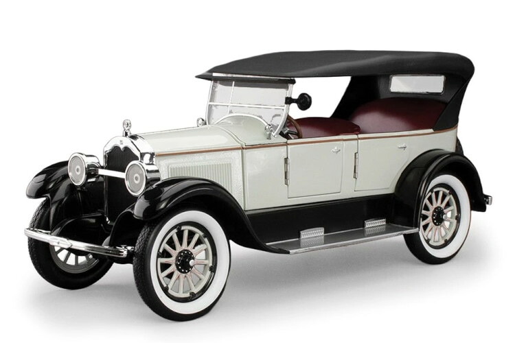 SUN STAR 1/18 ビュイック 模範例 25 カブリオレ クローズド 1925 しろがね色 黒いことSUN-STAR 1:18 BUICK MODEL 25 CABRIOLET CLOSED 1925 SILVER BLACK