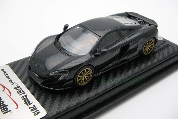 テクノ模範例 1/43 マクラーレン 675LT クーペ オニキス 黒いこと 2015 40台押さえる \u003cBR\u003eTecnomodel 1:43 McLaren 675LT Coupe Onyx Black 2015 Limited edition 40 pcs.