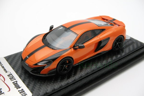 テクノ模範例 1/43 マクラーレン 675LT クーペ タロッコ オレンジ色 2015 50台押さえる \u003cBR\u003eTecnomodel 1:43 McLaren 675LT Coupe Tarocco Orange 2015 Limited edition 50 pcs.