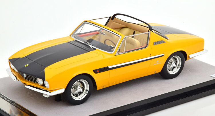 テクノモデル 1/18 フェラーリ 330 GTS ミケロッティ スパイダー オープン 1967 イエローTECNOMODEL 1:18 FERRARI 330 GTS MICHELOTTI SPIDER OPEN 1967 YELLOW|Reowide モデルカー カタログ SHOP
