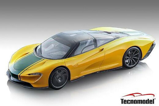 テクノモデル 1/18 マクラーレン スピードテール 2020 イエロー メットグリーン 24台限定 TECNOMODEL 1:18 McLAREN SPEEDTAIL 2020 YELLOW MET GREEN LIMITED 24 ITEMS｜Reowide モデルカー カタログ SHOP