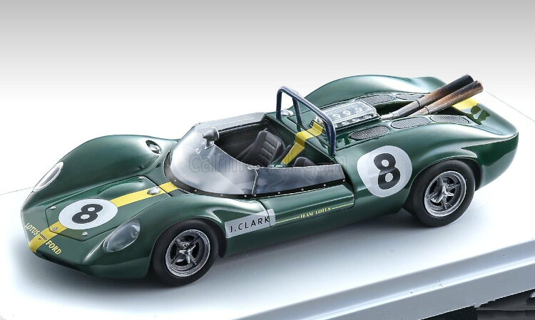 テクノ模範例 1/43 芙蓉 40 #8 ブランズ ハッチ 差し固める 賞 1965 体育館・書記官TECNOMODEL 1:43 LOTUS 40 N 8 BRANDS HATCH GUARDS TROPHY 1965 J.CLARK
