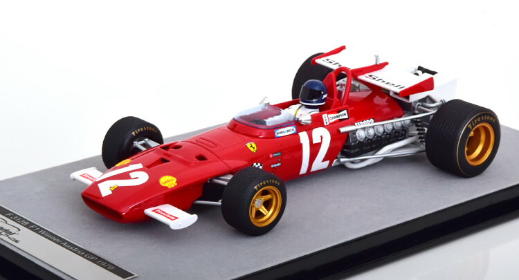 ミニカー　1/43 フェラーリ 246 1958年イギリスGP 優勝 P.Collins #1 ドライバーフィギュア付 [R069CH] 楽天市場】Brumm 1/43 フェラーリ 246 #1 優勝 イギリス