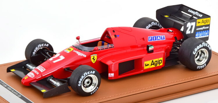 ★　車　F1　フェラーリ　フィギア　86　　中古品 楽天市場】テクノモデル 1/18 フェラーリ F1/86 ブラジルGP 1986