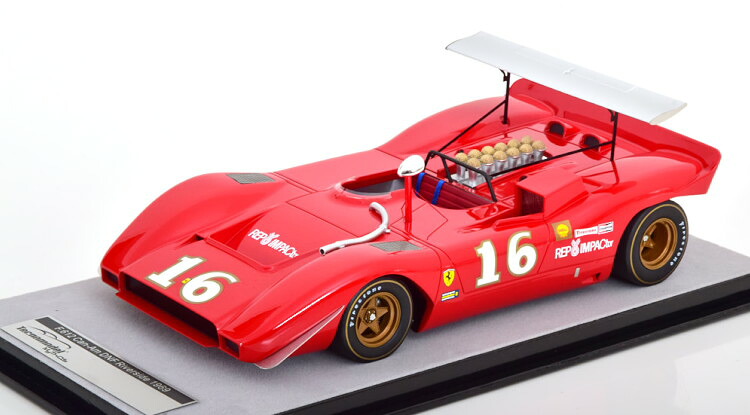 テクノモデル 1/18 フェラーリ 612P #16 Can-Am Riverside 1969 Amon 140台限定TECNOMODEL 1:18 Ferrari 612P No 16 Can-Am Riverside 1969 Amon Limited Edition 140 pcs|Reowide モデルカー カタログ SHOP
