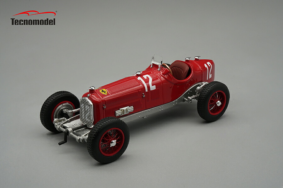 テクノモデル 1/43 アルファロメオ P3 ティーポ B #12 1932 優勝 フランスGP Tazio NuvolariTecnomodel 1:43 Alfa Romeo P3 Tipo B #12 1932 Winner French GP Tazio Nuvolari|Reowide モデルカー カタログ SHOP