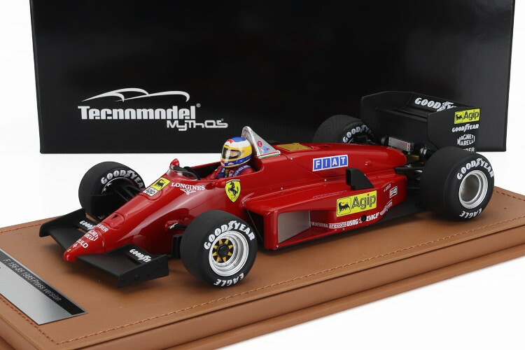 テクノモデル 1/18 フェラーリ F1 156-85 #0 プレスバージョン 1985 MICHELE ALBORETO パイロットフィギュア付き 30台限定 TECNOMODEL 1:18 FERRARI F1 156-85 N0 PRESS 1985 MICHELE ALBORETO with pilot figure limited 30 pcs