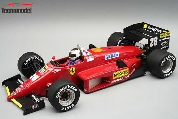 テクノモデル 1/18 フェラーリ F1 156-85 #28 ニュルブルクリンクグランプリ 1985 STEFAN JOHANSSON パイロットフィギュア付き 80台限定 TECNOMODEL 1:18 FERRARI F1 156-85 N28 NURBURGRING GP 1985 STEFAN JOHANSSON with pilot figure limited 80 pcs