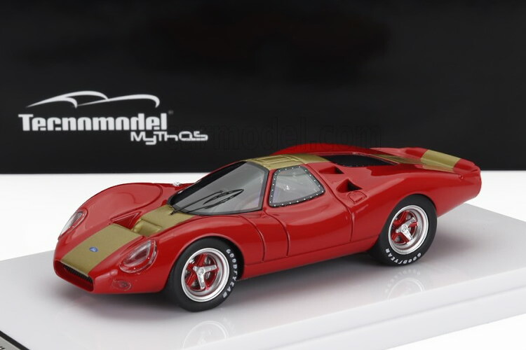 テクノモデル 1/43 フォード USA P68 #0 プレスバージョン 1968 レッド/ゴールド 50台限定 Tecnomodel 1:43 FORD USA P68 N0 PRESS VERSION 1968 RED/GOLD LIMITED 50 pcs|Reowide モデルカー カタログ SHOP