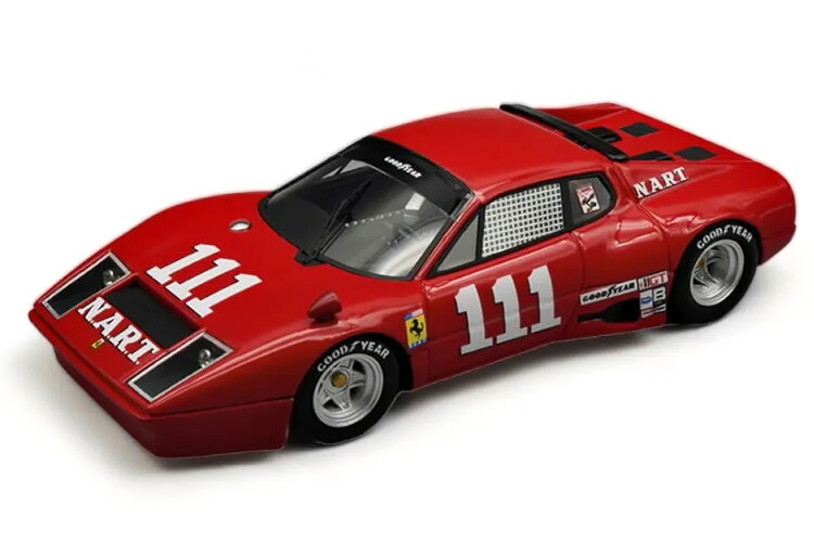 テクノ模範例 1/43 フェラーリ 365 GT4/BB 4.4L ノースアメリカンレーシングチーム NART #111 セブ輪っか12第四次元スピード競技 1975 MILT MINTER/EPPIE WIETZES 60台押さえる\u003cBR\u003eTecnomodel 1:43 FERRARI 365 GT4/BB 4.4L NART N111 12h SEBRING 1975 M.MINTER/E.WIETZES LIMITED 60 pcs