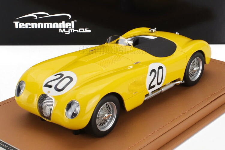 テクノモデル 1/18 ジャガー Cタイプ スパイダー 3.4L フランコルシャン #20 9位 ル マン24時間 1953 ロジェ ローラン シャルル ド トルナコ 45台限定Tecnomodel 1:18 JAGUAR C TYPE SPIDER 3.4L FRANCORCHAMPS N20 9th 24h LE MANS 1953 LIMITED 45 pcs|Reowide モデルカー カタログ SHOP